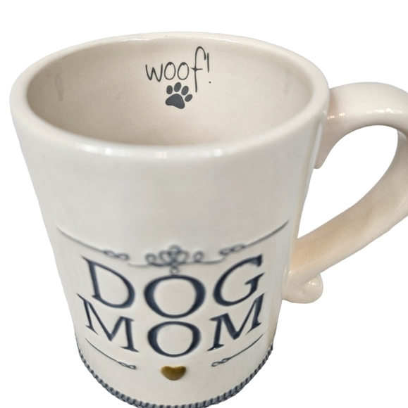 Grasslands Road Dog Mom Cream & Light Blue Coffee Mug Tea Cup‎  P63 - Picture 5 of 12